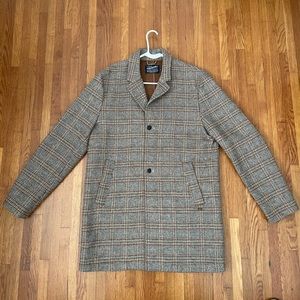 Plaid Pea Coat - Petrol Industries Co